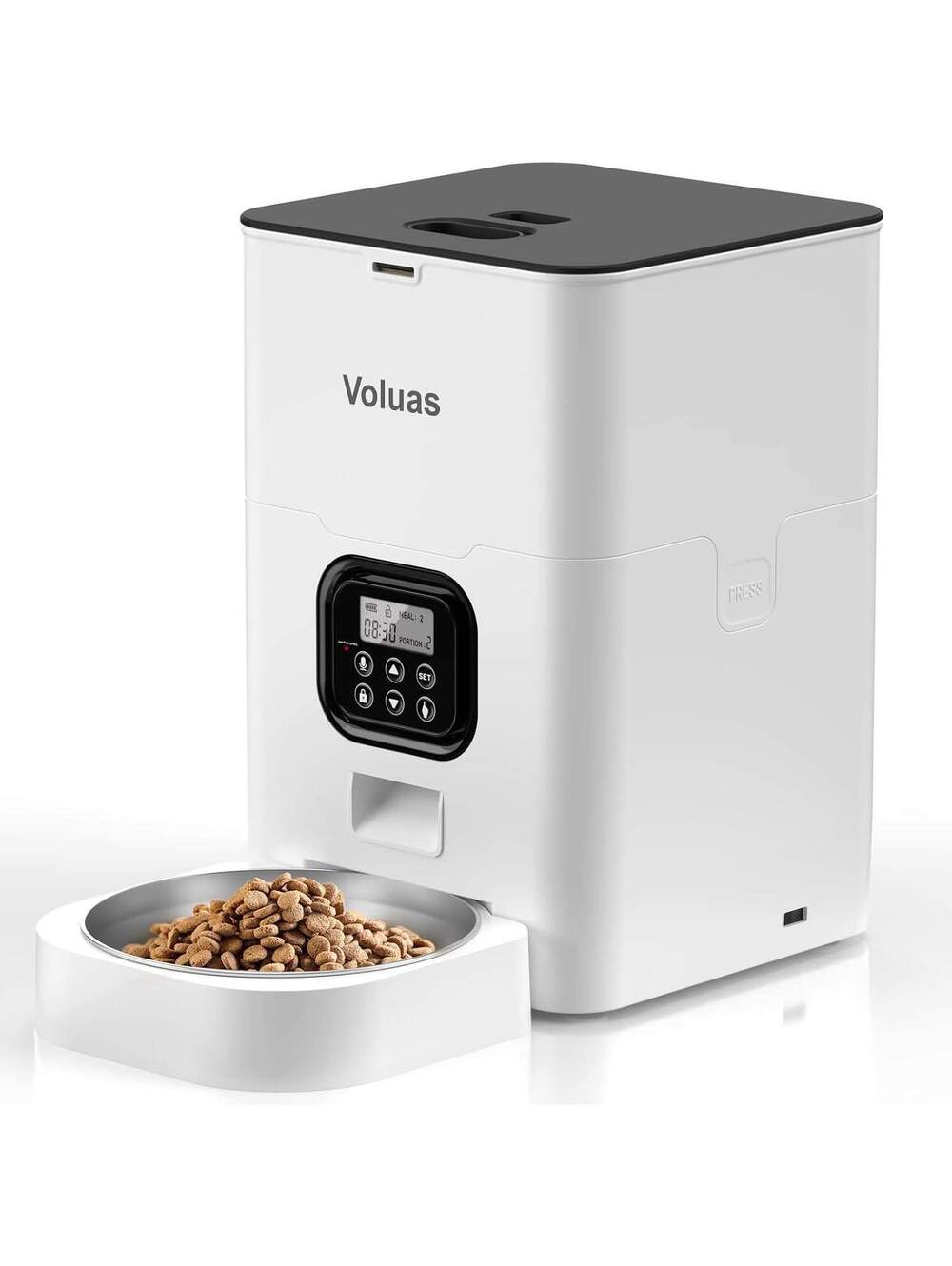 Automatic Cat Feeder 4L Timed Dry Food Dispenser for Cats & Dogs